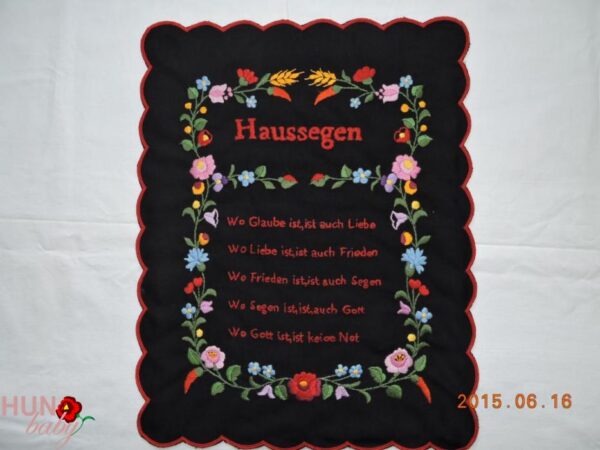 Házi áldás németül Haussegen 43x33 cm