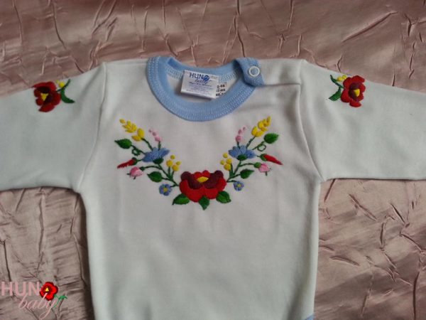 Hosszú ujjas body kalocsai mintás - Álmos