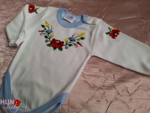 Hosszú ujjas body kalocsai mintás - Álmos
