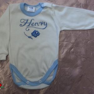 Hosszú ujjas body kalocsai mintás - Henry