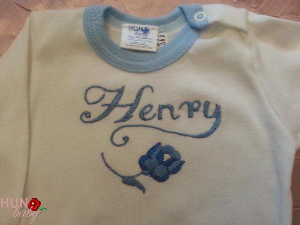 Hosszú ujjas body kalocsai mintás - Henry Body-Henry