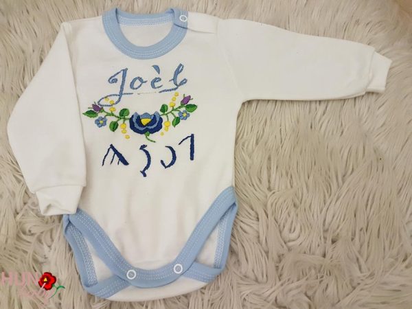BODY fiúknak - kézzel hímzett - magyar mintával - Joél