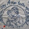 Csak egy anya tudja előnyomott falvédő szegett 82x52cm