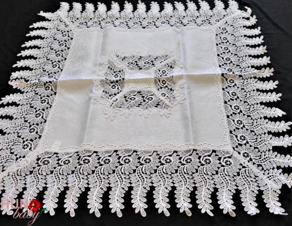 Csipkés szélű terítő fehér 85x85 cm-2869-01 Csipkes Szelu Terito Feher 85x85 Cm 2869 04 600x464