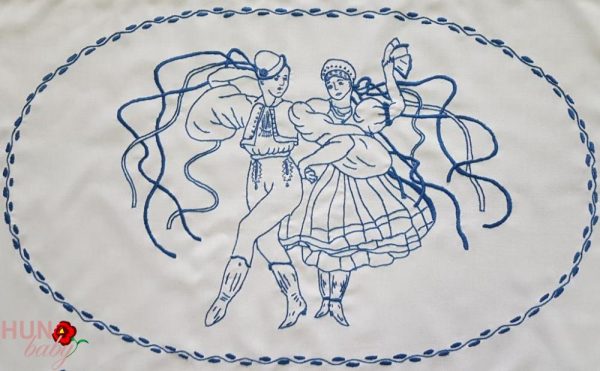 FALVÉDŐ Néptáncos Szép a rózsám 82x55 cm