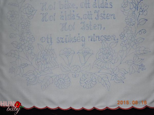 Falikép Házi áldás előnyomva szegett 65x55cm