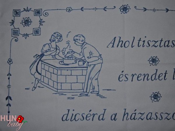 Falvédő Ahol tisztaságot és rendet látsz 85x50 cm
