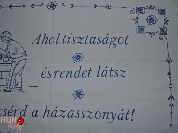 Falvédő Ahol tisztaságot és rendet látsz 85x50 cm