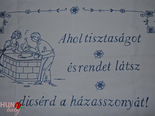Falvédő Ahol tisztaságot és rendet látsz 85x50 cm