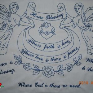 Falvédő Angol House Blessing Házi áldás 85x55