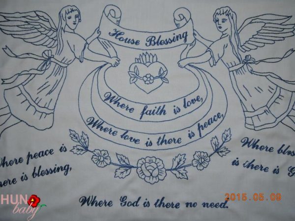 Falvédő Angol House Blessing Házi áldás 85x55