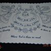 Falvédő Angol House Blessing Házi áldás 85x55