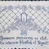 Falvédő Bármerre jársz és visz az élet 85x58