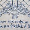 Falvédő Bármerre jársz és visz az élet 85x58