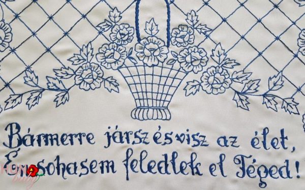 Falvédő Bármerre jársz és visz az élet 85x58
