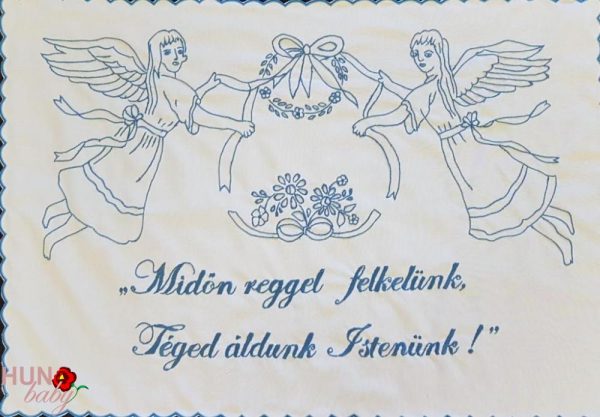 Falvédő Minden reggel felkelünk 83x52 cm