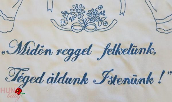 Falvédő Minden reggel felkelünk 83x52 cm