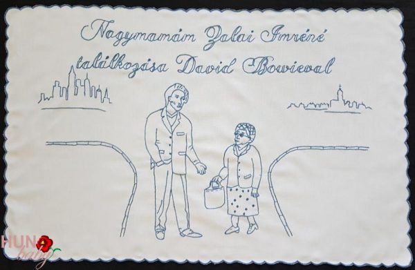 Falvédő Nagymamám Zalai Imréné 82x55cm