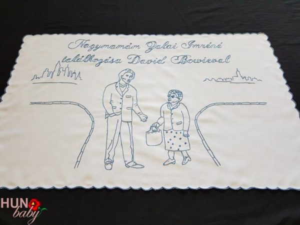 Falvédő Nagymamám Zalai Imréné 82x55cm