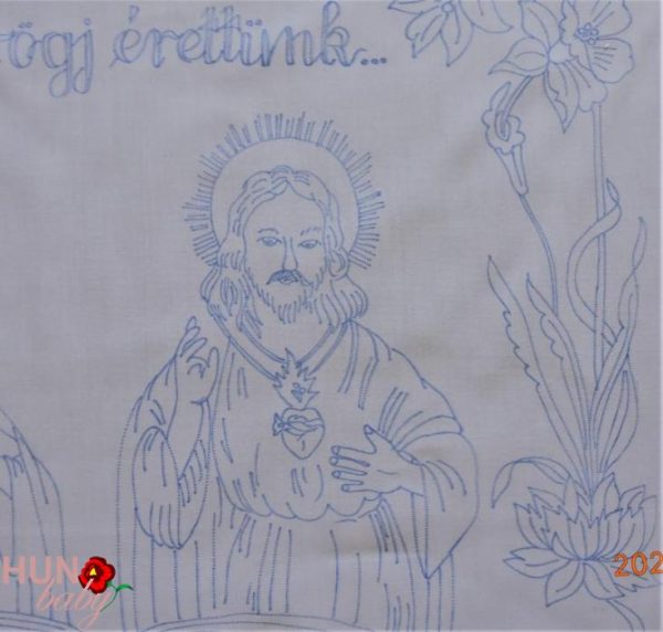 Falvédő előnyomott szegetlen, Jézus Mária könyörögj