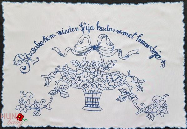 Falvédő előnyomott szegett, Rózsakertem minden fája