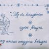 Falvédő hímzett, Az én konyhám azért fényes
