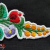 Felvarró kézzel hímzett - Felvarható - kalocsai mintás - 5x18 cm-Laurencia