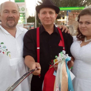 Férfi Paraszting kalocsai mintával kézzel hímezve - Rózsa Sándor óriás mintával - Sándor