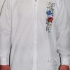 Fireman Magyaros Férfi ING - csík kalocsai mintával, selyemmel hímezve - Attila