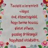 Házi Áldás Tiszteld a teremtett hímzett 43x33 cm