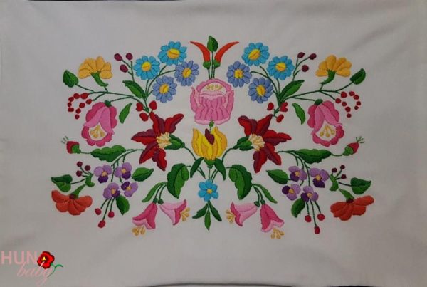 Hímzett párnahuzat kalocsai 55x40 cm