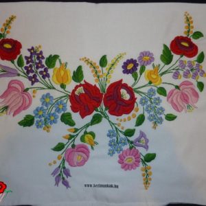 Hímzett párnahuzat kalocsai 55x40 cm