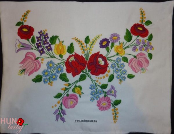 Hímzett párnahuzat kalocsai 55x40 cm