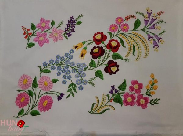 Hímzett párnahuzat kalocsai 55x40 cm