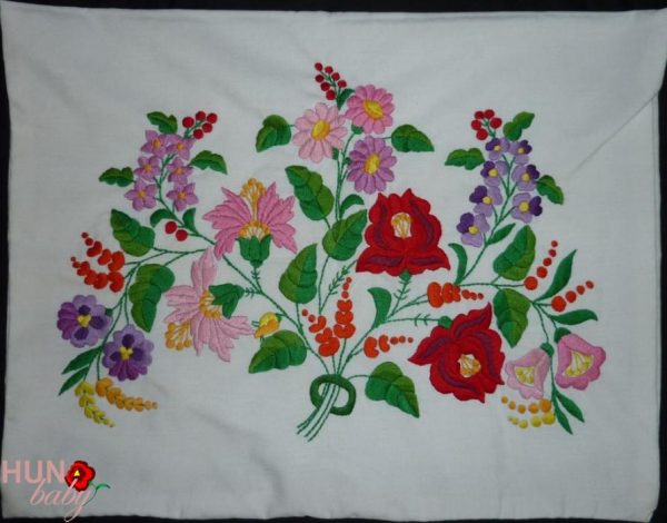 Hímzett párnahuzat kalocsai 55x40cm