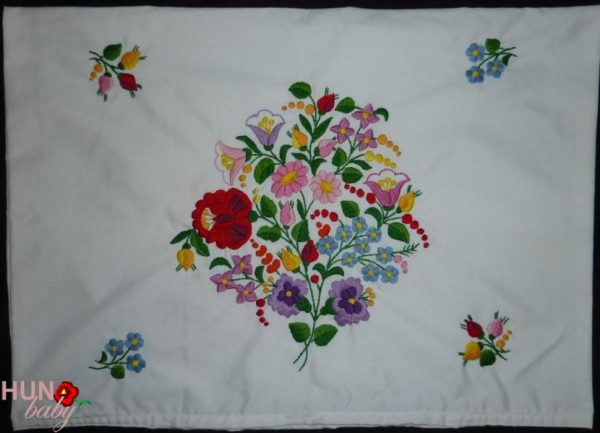 Hímzett párnahuzat kalocsai 55x40cm
