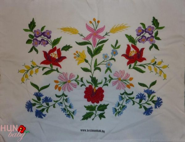 Hímzett párnahuzat kalocsai 55x40cm