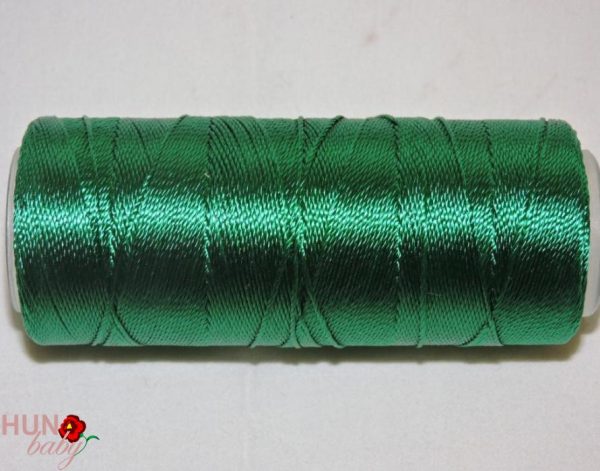 Hímzőfonal selyem sötét zöld 50 gr 7319