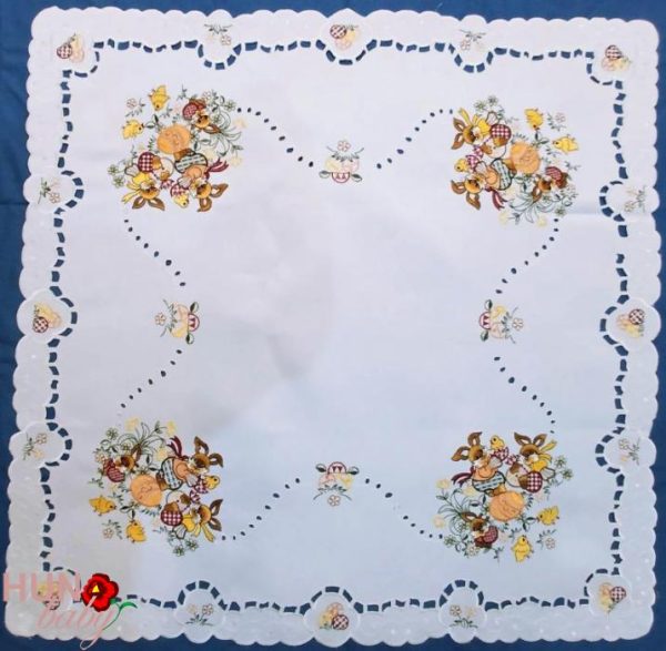 Husveti Terito Gepi Feher Nyuszis 85x85 Cm 3449 01 600x587