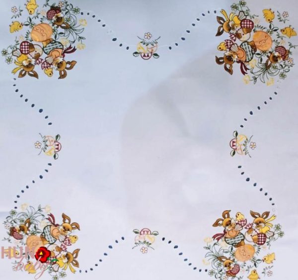 Husveti Terito Gepi Feher Nyuszis 85x85 Cm 3449 02 600x563