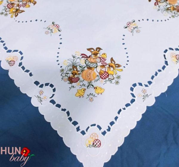 Husveti Terito Gepi Feher Nyuszis 85x85 Cm 3449 03 600x559