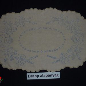 Kisterítő drapp szegett 44x25cm (előnyomott)