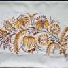Párna előnyomott Ókalocsai fehér 58x40cm