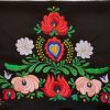 Párna előnyomott fekete matyó 58x45cm
