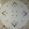 Hímzett nagy terítő kalocsai kör 150 cm
