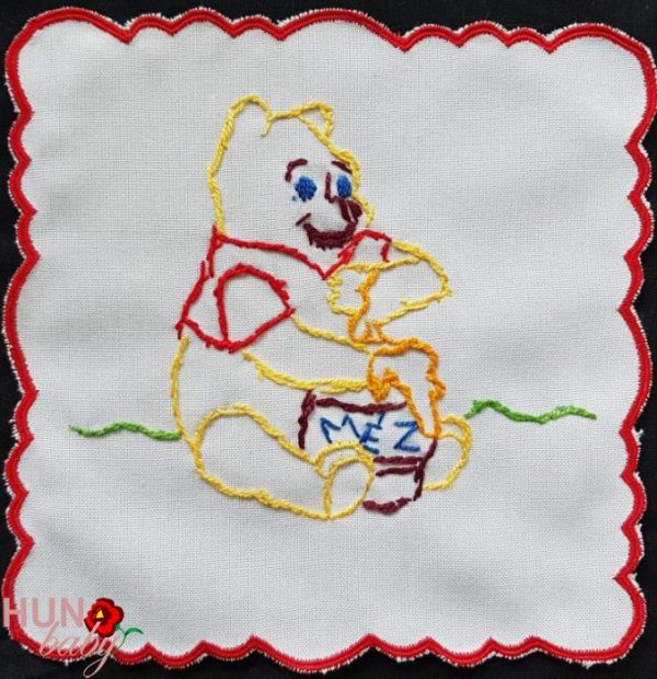 Elonyomott Kalocsai Terito Szegett Micimacko 17x17cm 2793 01 600x620