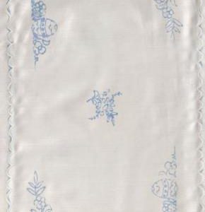 Előnyomott terítő szegett húsvéti futó 85x35 cm