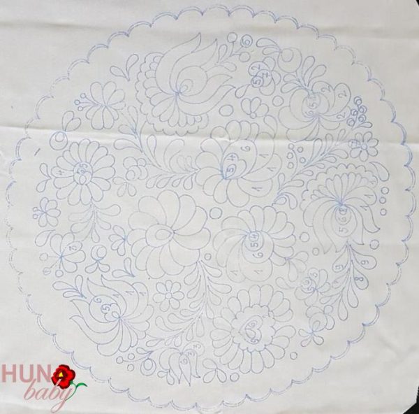 Matyo Terito Feher Alap Szegetlen Kor 45 Cm 01 600x592