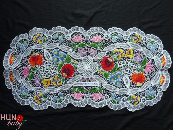 Riselt kalocsai futó áttört ovális-1617-01 Riselt Kalocsai Futo Attort Ovalis 1617 01 600x450