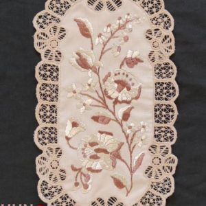 Kezdőlap Riselt terítő kalocsai drapp ovális 36x19 cm